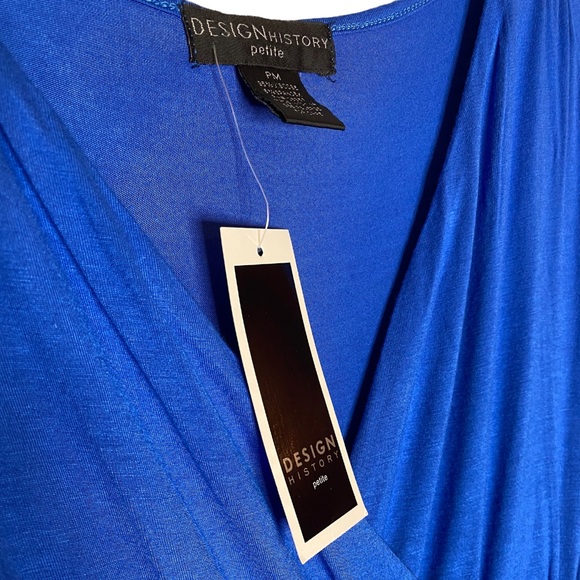 Brand New! Design History Cobalt Blue Sleeveless Maxi Dress Size PM - Picture 3 of 5